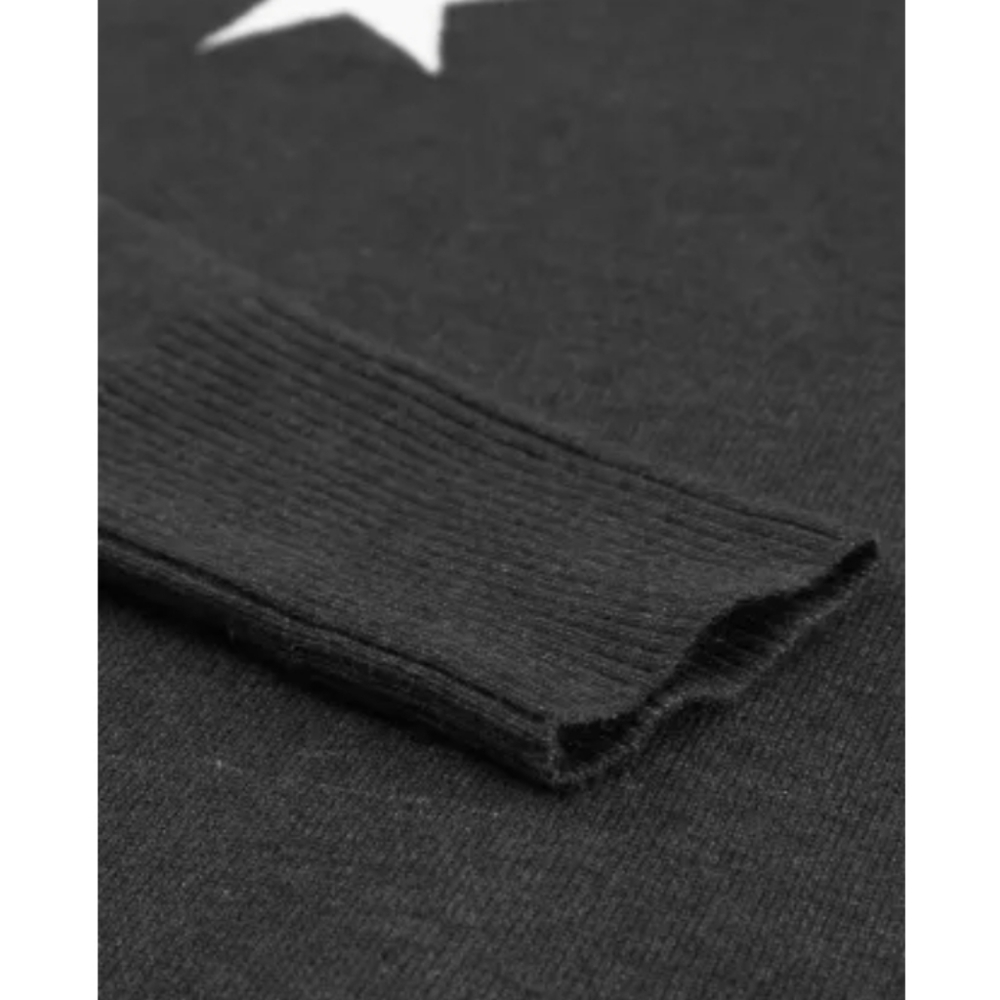 Priced $15 off today 2X left💥New boutique drop shoulder star turtleneck sweater - Picture 4 of 14